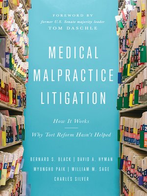 cover image of Medical Malpractice Litigation